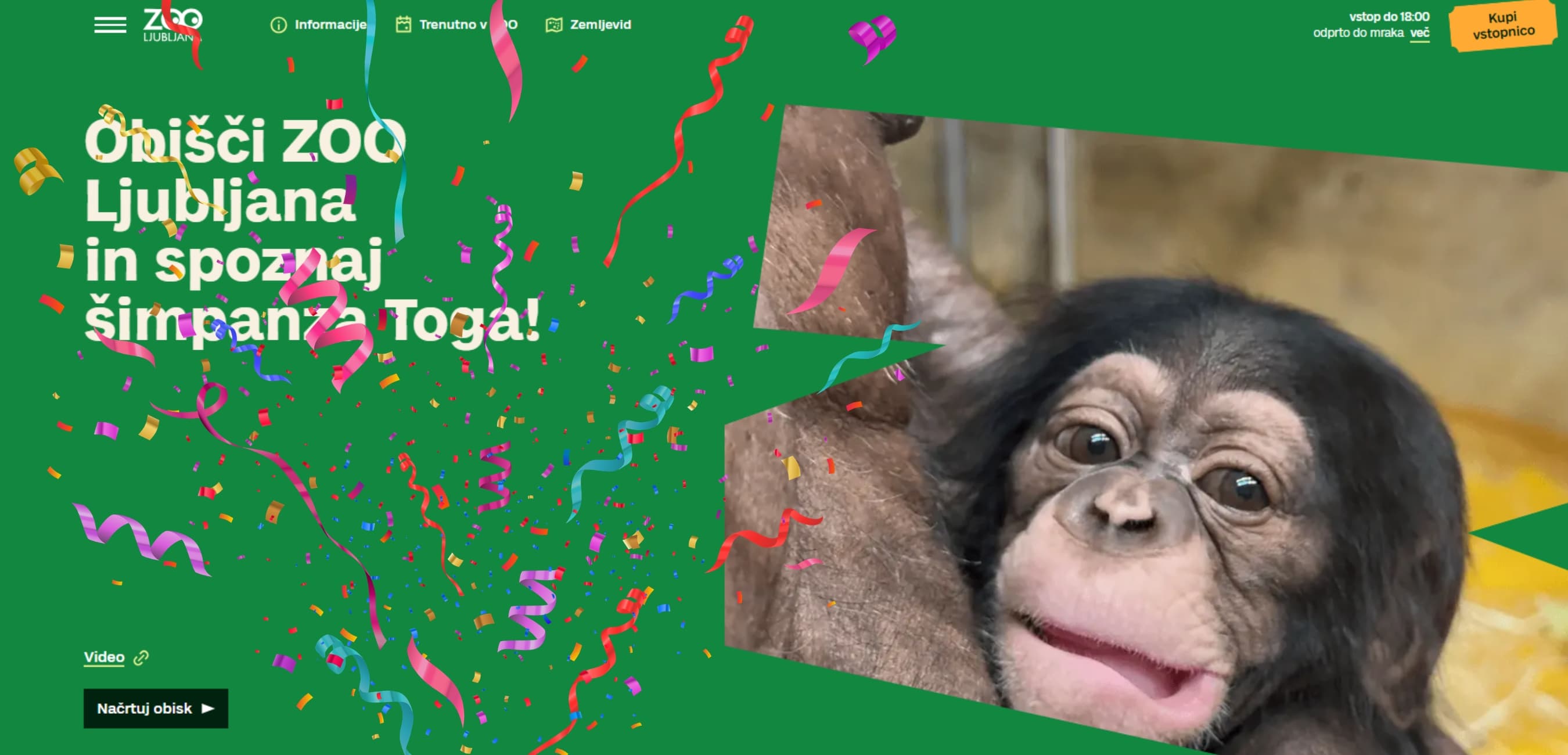 Prenovljena spletna stran ZOO Ljubljana!